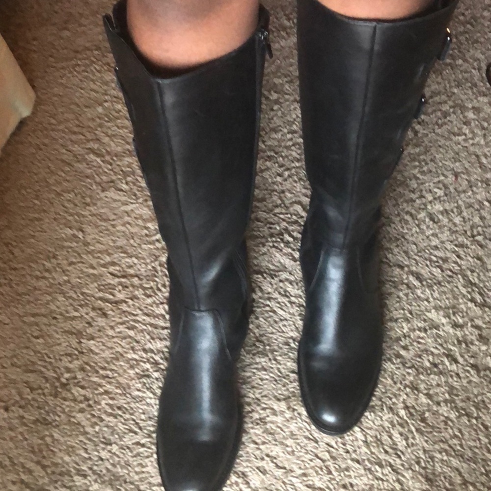 Ecco tall 17 tall buckle boots